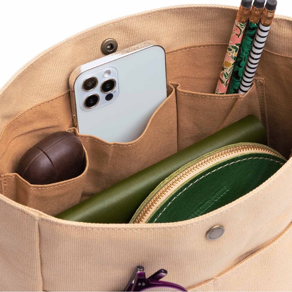 Portland Leather Goods Medium Crossbody Tote - Picture 5 of 12